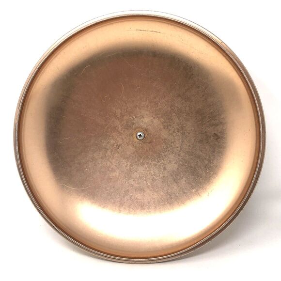 Wear-Ever Aluminum Hallite 10.5" Skillet Fry Pan Copper Toned Lid VTG USA  #2600 - Picture 8 of 14